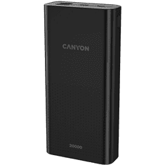 Canyon Powerbank PB-2001 20000 mAh Micro-USB/USB-C black retail (CNE-CPB2001B)