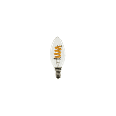 Segula LED Kerze Curved klar E14 3,3W 2000-2700K dimmbar (55300)