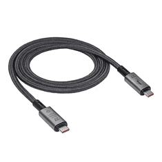 Akyga USB type C - USB type C kábel 1m, 40Gb/s, 240W (AK-USB-45) (AK-USB-45)