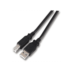 EFB USB2.0 Anschlusskabel A-B,St.-St.,0,5m,schwarz,Classic (K5255SW.0,5)