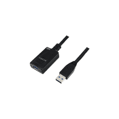 LogiLink USB Kabel A -> A St/Bu 5.00m Verl. schwarz (UA0127)