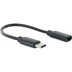 Schwaiger USB-Kabel 3.1 St. C->2.0 Micro B 0,15m schwarz (CK3104533)