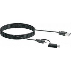 Schwaiger USB-Kabel 3.1 St. C->2.0 Micro B 1,00m schwarz (CK3112533)