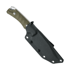Fox Knives FOX kések BF-756 OD BLACK LYNX taktikai kés 11 cm, Stonewash, zöld, G10