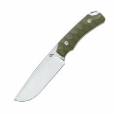 Fox Knives FOX kések BF-756 OD BLACK LYNX taktikai kés 11 cm, Stonewash, zöld, G10