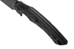 Fox Knives FOX kések FE-018 EDGE LYCOSA 1 BLACK taktikai kés 12,5 cm, Stonewash, fekete, G10