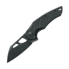 Fox Knives FOX kések FE-010 Edge Atrax zsebkés 8 cm, Stonewash, fekete, G10 