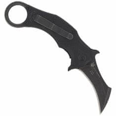 Fox Knives FOX kések FE-016 EDGE THE CLAW 2 zsebes taktikai kés - karambit 6,9 cm, Stonewash, fekete, G10