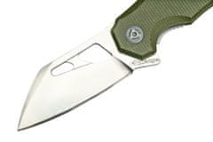 Fox Knives FOX kések FE-027 MOD EDGE ATRAX zsebkés 8 cm, zöld, micarta