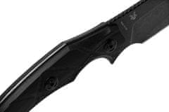 Fox Knives FOX kések FE-020 EDGE LYCOSA 2 BLACK taktikai kés 12,3 cm, Stonewash, fekete, G10