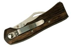 Fox Knives FOX kések FX-409 SPORA GOMBAKÉS zsebes gombás kés 6,5 cm, eukaliptusz fa