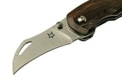 Fox Knives FOX kések FX-409 SPORA GOMBAKÉS zsebes gombás kés 6,5 cm, eukaliptusz fa
