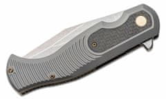 Fox Knives FOX kések FX-524 TICF EAST WOOD TIGER nagy zsebkés 9,5 cm, Stonewash, titán