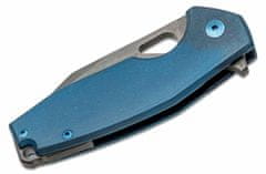 Fox Knives FOX kések FX-527 TI YARU zsebkés 7 cm, Stonewash, kék, titán 