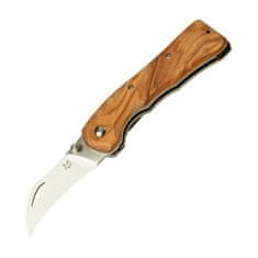 Fox Knives FOX kések FX-409 OL SPORA GOMBAKÉS zsebes gombás kés 6,5 cm, olívafa