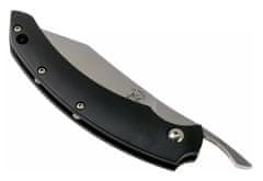 Fox Knives FOX kések FX-518 SLIM DRAGOTAC "PIEMONTES" zsebkés 8 cm, fekete, FRN, bőr tok