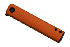Fox Knives FOX kések FX-543 ALO CHNOPS zsebkés 7,5 cm, fekete, narancssárga, alumínium