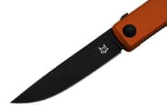 Fox Knives FOX kések FX-543 ALO CHNOPS zsebkés 7,5 cm, fekete, narancssárga, alumínium