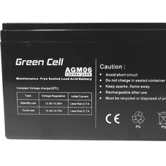 Green Cell Ersatzbatterie AGM06 12V/9Ah (AGM06)