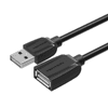 USB 2.0 hosszabító kábel 2m fekete (VAS-A44-B200) (VAS-A44-B200)
