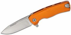 LionSteel ROK A OS ROK ORANGE alumínium kés, RotoBlock, szatén penge M390