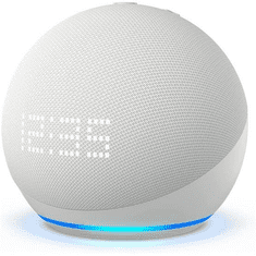 Amazon Echo Dot 5 hangszóró + óra fehér (B09B95DTR4) (B09B95DTR4)