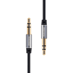 REMAX RL-L100 Aux mini jack kábel 3.5mm 1m fekete (RL-L100 Black)