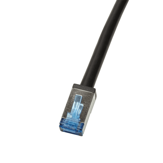 LogiLink Patch kábel, kültéri, Cat.6A, S/FTP, fekete, 50 m (CQ7143S) (CQ7143S)