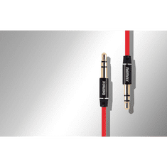 REMAX RL-L200 Aux mini jack kábel 3.5mm 2m piros (RL-L200 red)