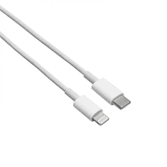 Akyga USB type C - Lightning kábel 20W, 1m fehér (AK-USB-35) (AK-USB-35)