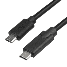 Akyga microUSB - USB type C kábel 1m fekete (AK-USB-16) (AK-USB-16)