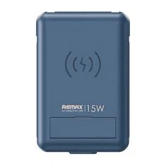 REMAX RP-W59 vezeték nélküli töltő + USB-A - MicroUSB - Lightning adapter 15W kék (RP-W59)