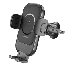 Borofone vezeték nélküli Qi autós telefontartó töltéssel 4,5-7” fekete (BH204) (BH204)