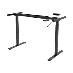 Digitus - sit/standing desk frame - black, RAL 9011 (DA-90430)