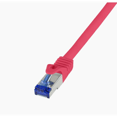 LogiLink Patch kábel Ultraflex Cat.6A S/FTP 10m piros (C6A094S) (C6A094S)