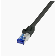 LogiLink Patch kábel Ultraflex Cat.6A S/FTP 1,5m fekete (C6A043S) (C6A043S)