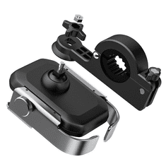 BASEUS Armor telefontartó motorkerékpárhoz, biciklihez, robogóhoz, ezüst (SUKJA-0S) (SUKJA-0S)