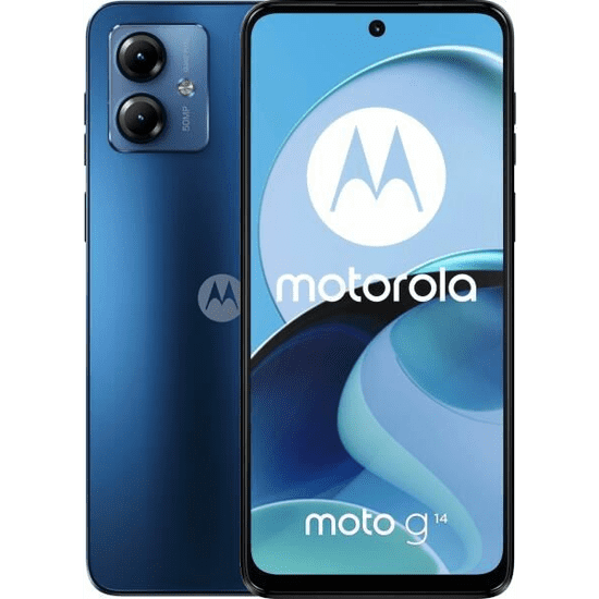 MOTOROLA G14 4/128GB Dual-Sim mobiltelefon kék (PAYF0004PL) (PAYF0004PL)