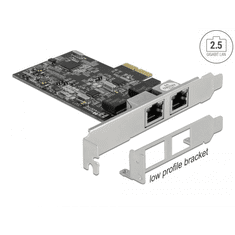 DELOCK PCI Express x2 kártya - 2 x 2,5 Gigabit LAN (89530) (D89530)