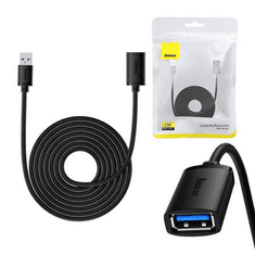 BASEUS USB-A 3.0 anya - USB-A apa kábel 5m fekete (B00631103111-05) (B00631103111-05)