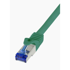 LogiLink Patch kábel Ultraflex, Cat.6A, S/FTP, zöld, 0,25 m (C6A015S) (C6A015S)