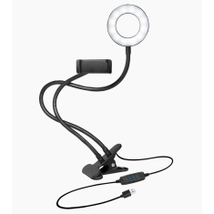 LogiLink Okostelefon tartó LED gyűrűs lámpával (AA0150) (AA0150)