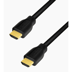 LogiLink HDMI-kábel, A/M-A/M, 4K/60 Hz, CCS, fekete, 3 m (CH0102) (CH0102)