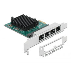 DELOCK PCI Express x1 Kártya - 4 x Gigabit LAN (89025) (DL89025)
