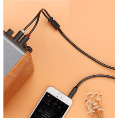 Ugreen AV116 Jack - 2x RCA Cinch kábel 2m fekete (10584B) (10584B)