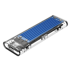 Orico M.2 NVMe külső SSD ház kék-átlátszó (ORICO-TCM2-C3-BL-BP) (ORICO-TCM2-C3-BL-BP)