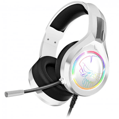 Spirit of Gamer PRO-H8 RGB mikrofonos fejhallgató fehér (MIC-PH8WT) (MIC-PH8WT)