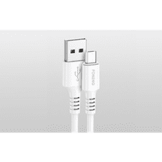 Foneng X85 USB-A - Micro USB 3A töltőkábel 1m fehér (X85 Micro)