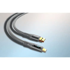 REMAX Zisee USB-A - USB-C kábel 66W 1.2m szürke (RC-C030) (RC-C030)