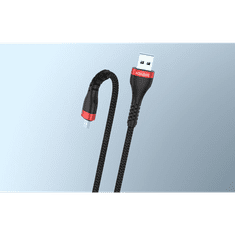 Foneng X82 USB-A - Micro USB 3A töltőkábel 1m fekete (X82 Micro)